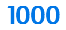 1000 